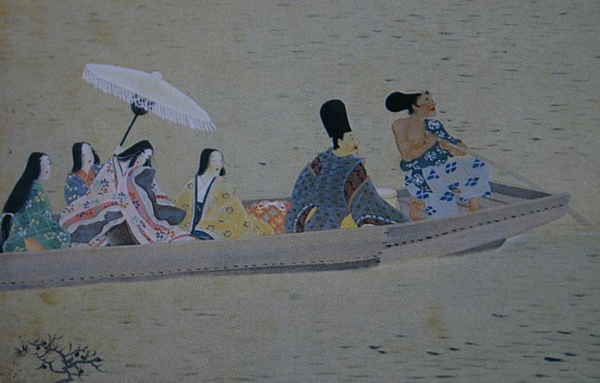 明治神宮太平樂の圖 松岡映丘 謹絵 昭和7年1月1日 大阪毎日新聞附録 明治神宮太平樂の圖 松岡映丘 謹絵 昭和7年1月1日 大阪毎日新聞