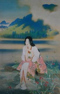 明治神宮太平樂の圖 松岡映丘 謹絵 昭和7年1月1日 大阪毎日新聞附録 明治神宮太平樂の圖 松岡映丘 謹絵 昭和7年1月1日 大阪毎日新聞